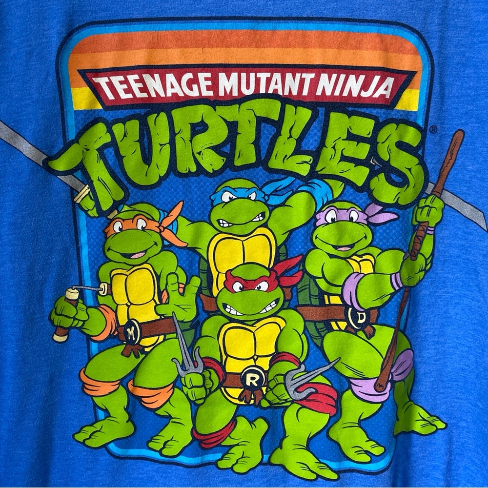 Teenage Mutant Ninja Turtles Blue Graphic T-Shirt